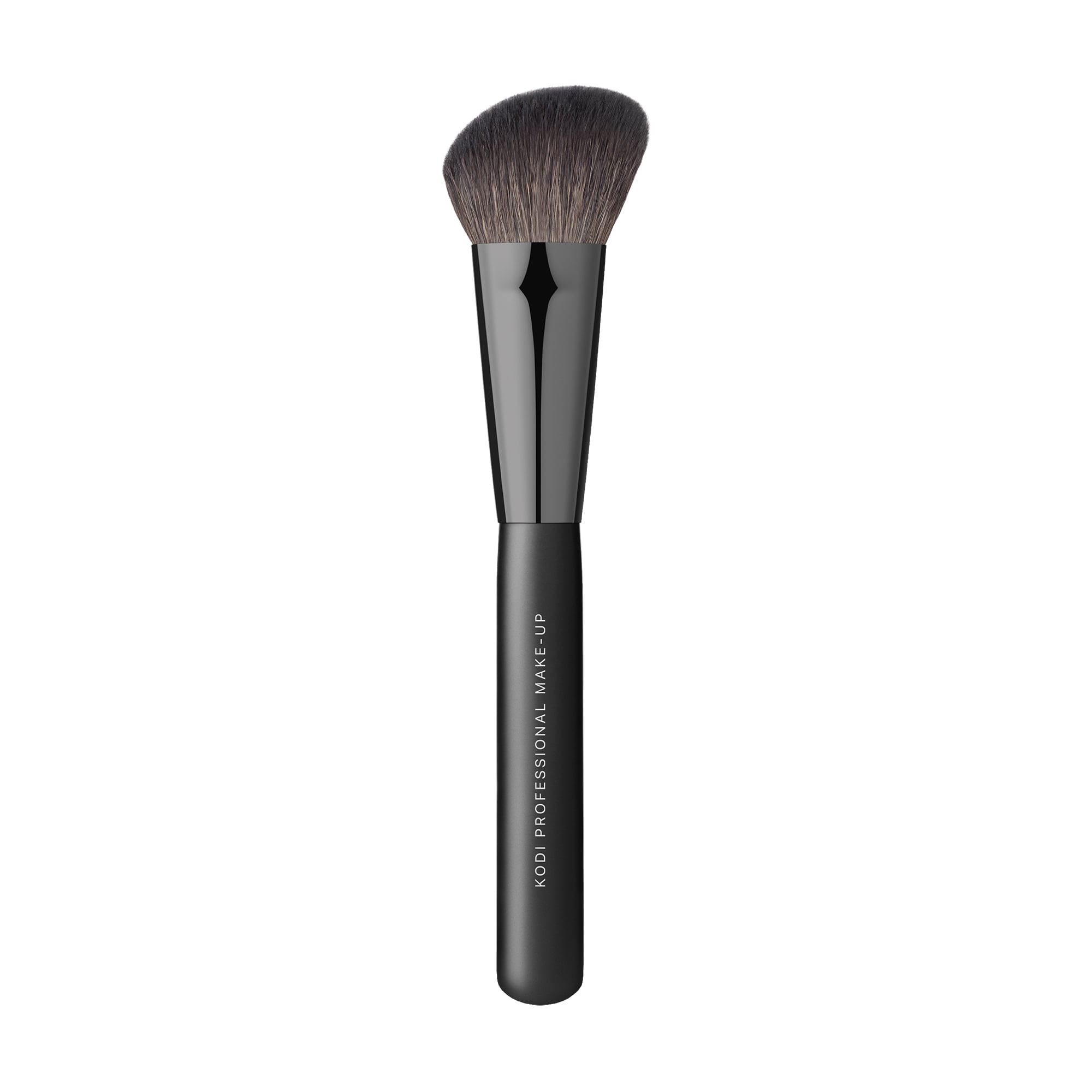 Скошений пензель для рум'ян Kodi Professional Make-up 14 (натуральний ворс)